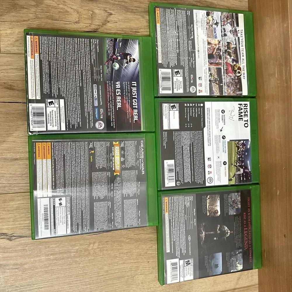 Xbox One‎ Game Lot Of 5 Madden 17, 21 RYSE FIFA 14 Gears War Replay
